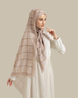 Square Flower Khaki - Image 6