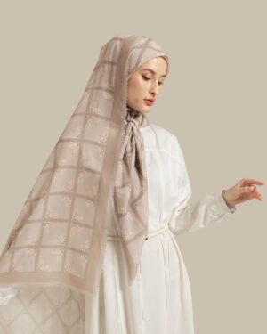Square Flower Khaki - Image 7